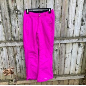 NWOT Columbia pink ski pants sz S